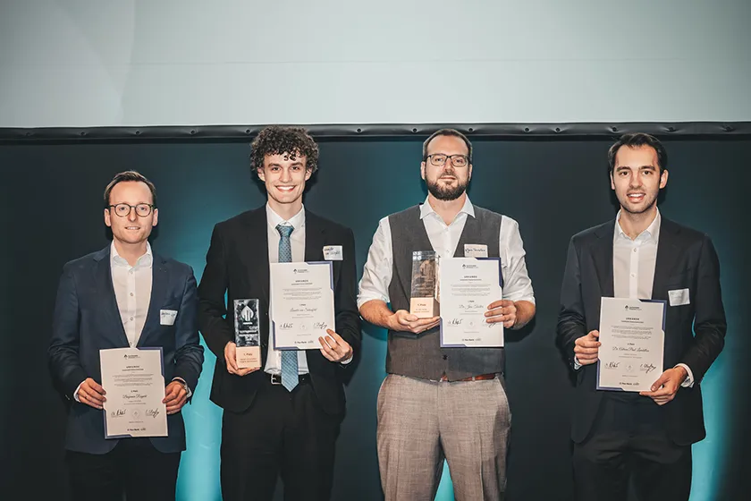 Benjamin Ruppert, Leander von Schönfeld, Jens Teubler, Adrien-Paul Lambillon (Foto: Lisa Päffgen)